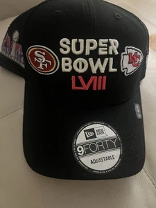 Cappello Snapback Super Bowl 58 LVIII San Francisco 49ers Nuova Era 9FIFTY Ufficiale - Foto 1 di 11