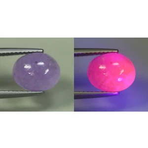 2.40 Cts_Antique Stone_100 % Natural Unheated Uv Color Change Hackmanite_Mogok - Foto 1 di 5