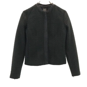 ARMANI EXCHANGE Blouson misto lana S giacca nera donna - Foto 1 di 8