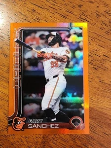 2025 Topps Series 2 Gary Sanchez #460 Orange Foil 15/25 Baltimore Orioles - Bild 1 von 2
