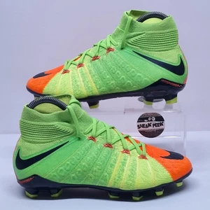 Nike Fußballschuhe - Uk Größe 5 - Hypervenom geformte Stollen elektrisch grün ACC - Bild 1 von 12