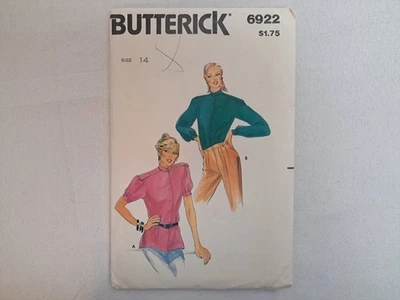Butterick Pattern - Misses' Blouse (14) #6922 - Uncut - Image 1 of 4