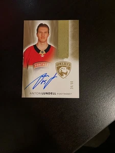 2021-22 UD The Cup Anton Lundell Rookie Class GOLD Rookie Auto /50 - Picture 1 of 2