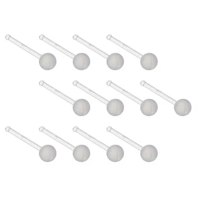  20 Pcs Acrylic Eyebrow Bars，Body Jewelry Curved Bend Studs Nasenringe - Bild 1 von 4