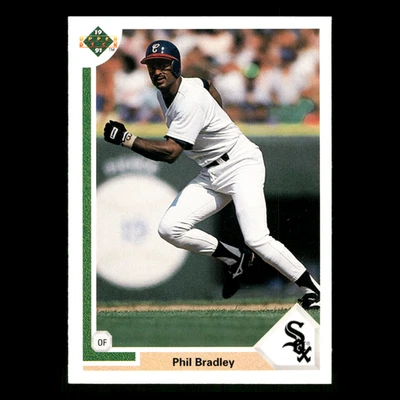 Phil Bradley #641 1991 Upper Deck Chicago White Sox Baseball Card MLB - Image 1 of 3