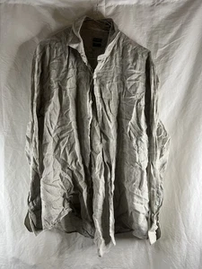 Spada Roma Hemd Herren Gr. 16/41 Leinen Langarm Beige Smart Freizeit Lino Oberteil - Bild 1 von 20