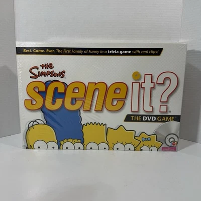 The Simpsons Scene It Board DVD Game Mattel Vintage 2009 Brand New In Box - Image 1 of 3