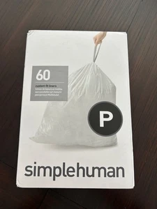 fodere per spazzatura simplehuman - codice P 60CT - confezione da 3 NUOVISSIME - Foto 1 di 5