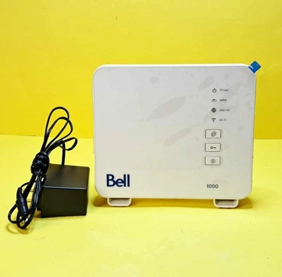 SAGEMCOM FAST4350 BELL HOME HUB 1000 DSL MODEM ROUTER 253562575 WIFI 4-PORT N150 - Image 1 of 4