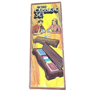 Vintage Old World Cribbage - Pleasantime Games No 755 - Picture 1 of 9