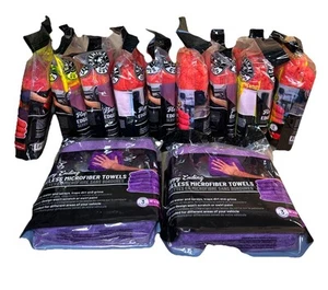 Chemical Guys MIC34803 Happy Ending Microfiber Towels, Purple 16" x 16" 33 Pack - Picture 1 of 7