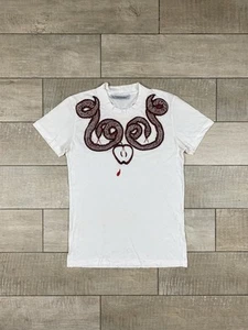 Yves Saint Laurent print snake t-shirt YSL White Size 38 - Bild 1 von 9