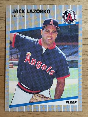 1989 Fleer #482 Jack Lazorko - Image 1 of 2