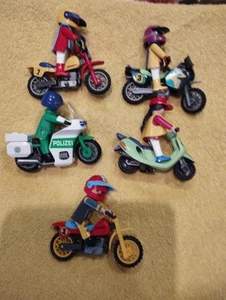 Playmobil Motorräder mit Figuren 5 X - Bild 1 von 8