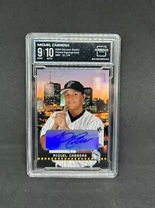 MIGUEL CABRERA 2004 DONRUSS STUDIO PRIVATE SIGNING GOLD #82 21/24 - Picture 1 of 2