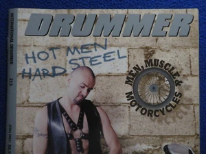 INTERNATIONAL DRUMMER #213 MEN, MUSCLE & MOTORCYCLES  1998  VINTAGE - Foto 1 di 1