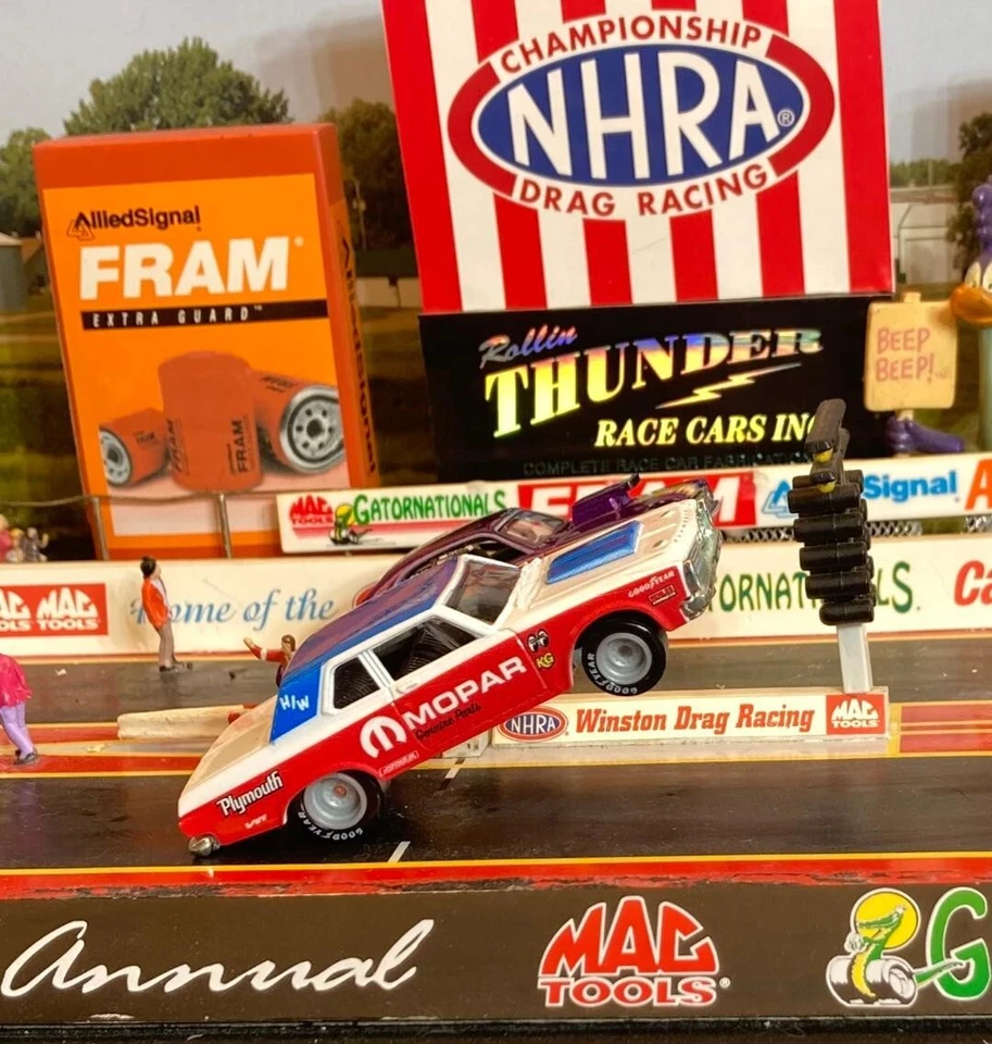 MOPAR 1963 PLYMOUTH BELVEDER MAX WEDGE NHRA SUPER STOCK DRAG RACING / LOOSE - Image 1 of 4