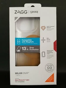 ZAGG Gear4 Milan Case for Apple iPhone 13 Pro Max - MagSafe Compatible - GOLD - Picture 1 of 4
