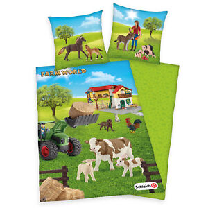 Herding Kids Renforce Bedding 135x200cm Farm World Schleich 44534050