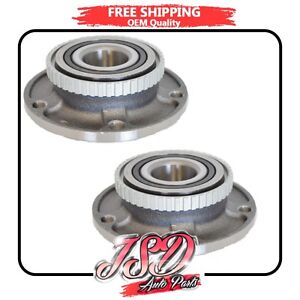 2 New Front Left / Right Wheel Bearing Hub Assembly W/ ABS For 87-91 BMW 735i
