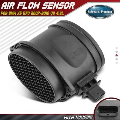 Nuevo sensor de flujo de masa de aire con carcasa para BMW X5 E70 2007 2008 2009 2010 V8 4,8 L Foto 1 de 4