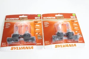 Sylvania Silverstar ULTRA 9012 Headlight 2 Sets 4 Bulbs Total OPEN BOX 6/9 - Picture 1 of 8