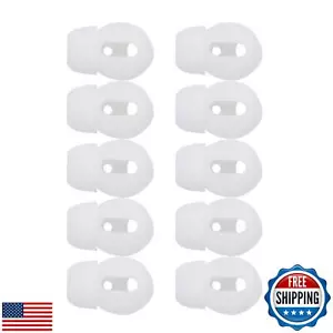 Yutoner 5 Pairs AirPods Ear Tips Anti-Slip Silicone Earbuds Cover Compatible - Picture 1 of 4