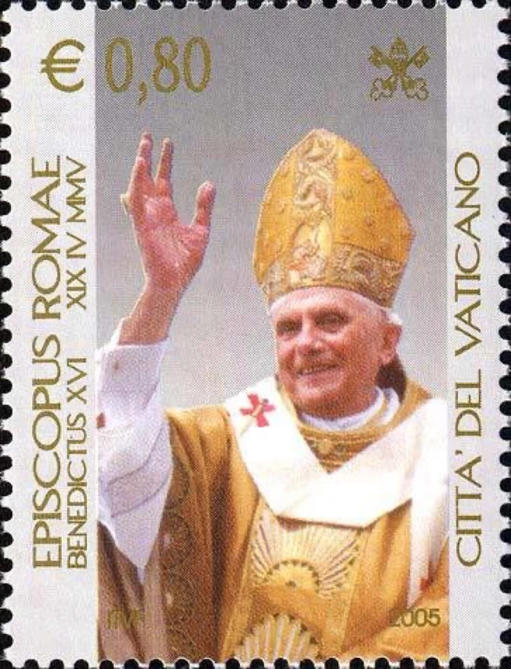 Vatican #Mi1519 MNH 2005 Pope Benedict XVI Ratzinger Habemus Papam [1297] - Image 1 of 1