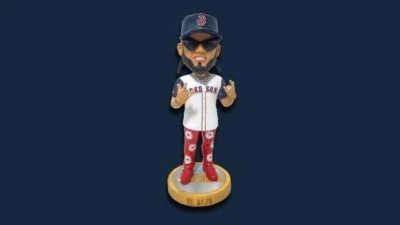 2024 Boston Red Sox El Alfa El Jefe Rapper Bobblehead SGA 05-11-2024 New - Image 1 of 3