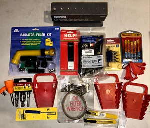 SCATOLA LOTTO ATTREZZI, PRESE TORX, FASCETTE, CHIAVI, ECC. + EXTRA COME DA FOTO - Foto 1 di 6