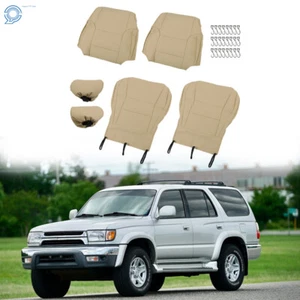 For 1996-2002 Toyota 4Runner Front Left Right Bottom Back Seat Cover+Headrest - Picture 1 of 14