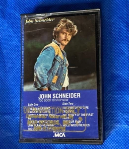 JOHN SCHNEIDER Too Good to Stop Now PROMO CASSETTE TAPE 1984 NM Dukes of Hazzard - Picture 1 of 7