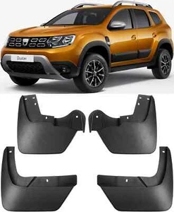 New Genuine Set Splash Guards Mud Flaps FOR 2018-2023 Dacia / Renault Duster MK2 - Picture 1 of 8