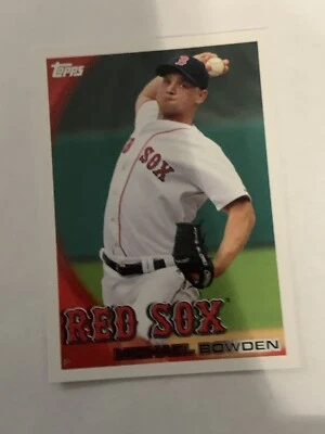 2010 Topps Baseball Card Michael Bowden - Image 1 of 2