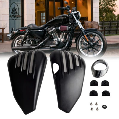 Cubiertas de batería para Harley Davidson Sportster XL1200 48 72 hierro XL883N superbajo Foto 1 de 4