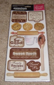 Creative Imaginations Chipboard Stickers ~ Samantha Walker Baking Sweet Tooth - Picture 1 of 1