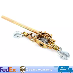 Extractor de mano de alta resistencia 2 toneladas cabrestante tirar polipasto venir a lo largo cable palanca herramienta 4400LB - Imagen 1 de 13