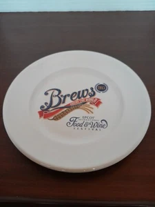 Epcot Food & Wine Festival 2015 7" Plate " Brews Around The World" - Picture 1 of 6