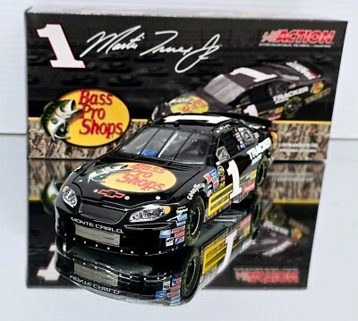MARTIN TRUEX JR 2005 BASS PRO SHOPS COCHE TAZA NEGRO 1/24 ACCIÓN NUEVO Foto 1 de 4