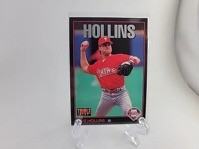 1993 Leaf Triple Play Dave Hollins Philadelphia Phillies #38 - Image 1 of 4