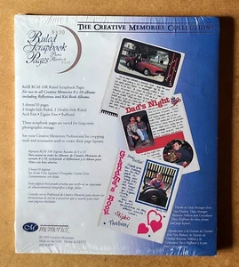 NEW Creative Memories WHITE RULED REFILL PAGES 8X10 RCM-10R 10 Pages / 5 Sheets  - Picture 1 of 2