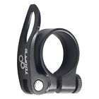 Easy To Use Bicycle Seatpost Clamp 31 8 34 9Mm Quick Release Aluminum Alloy