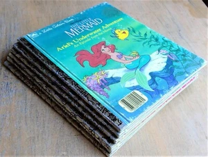 lot of 6 A Little Golden Book Walt Disney's Peter Pan & Wendy Cinderella Bambi - Imagen 1 de 12