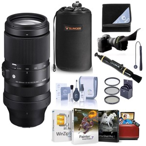 Sigma 100-400mm f/5-6.3 DG DN OS Contemporary Lens for Sony E with Mac Acc Kit