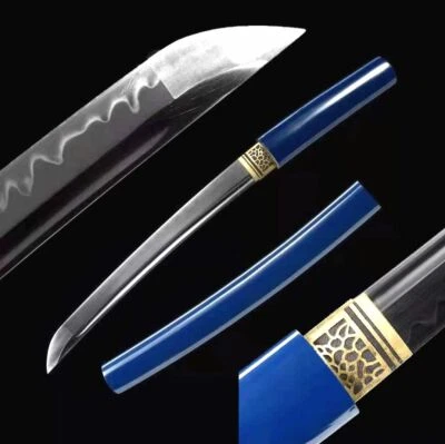 Espada Katana Ninja Samurai Japonesa T10 Arcilla de Acero Hoja Templada Afilada Wakizashi Foto 1 de 4
