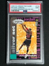 1995 Collector's Choice Crash The Game Silver Michael Jordan #C30 PSA 9 MINT