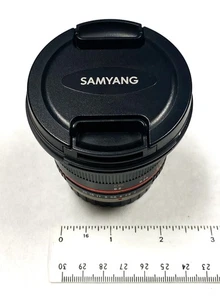 Samyang 12mm F2.0 NCS CS Micro 4/3 Ultra Wide Angle Manual Focus Lens CLEAN! - Picture 1 of 9