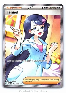 Fennel 162/086 - Black Bolt - Pokemon Card - Near Mint - Picture 1 of 2