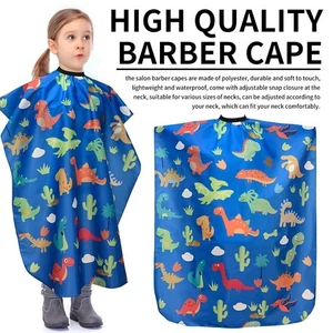 Durable Kid Apron Waterproof Hairdressing Salon Cape Kids Barber Cape - Picture 1 of 8