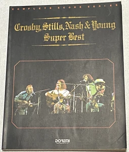 Crosby, Stills, Nash & Young Super Best Japan Band Score Book Guitar Tab - Picture 1 of 10